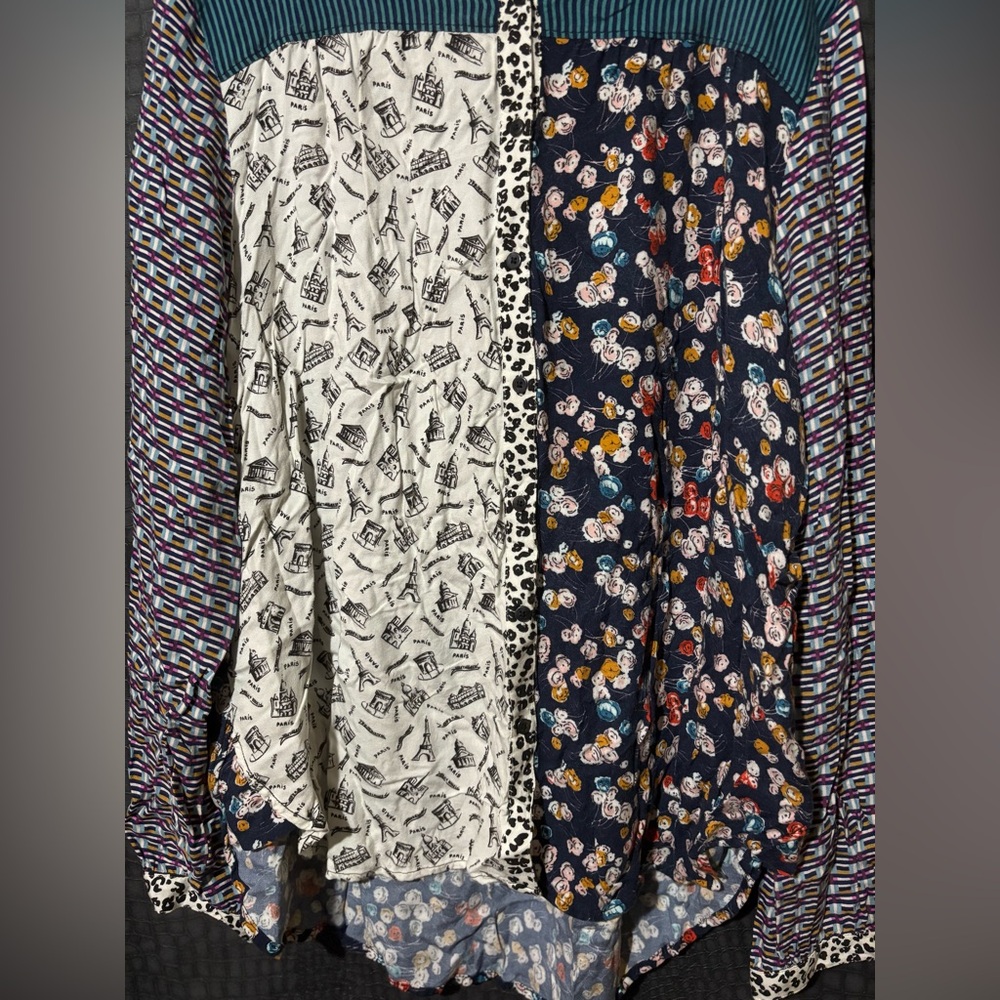 Maeve Fern button down mixed print ✨ - Picture 3 of 8